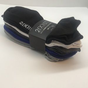 2 (X) IST MENŚ 10 PAIR NO SHOW SOCKS